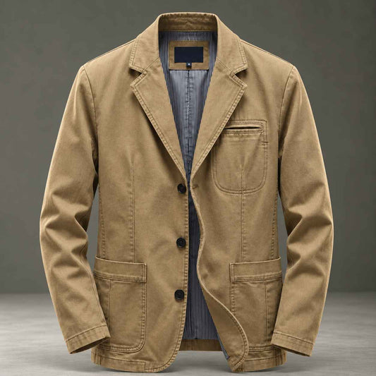 Luca Washed Cotton Blazer