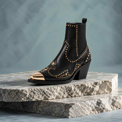 Sienna Western Ankle Boots