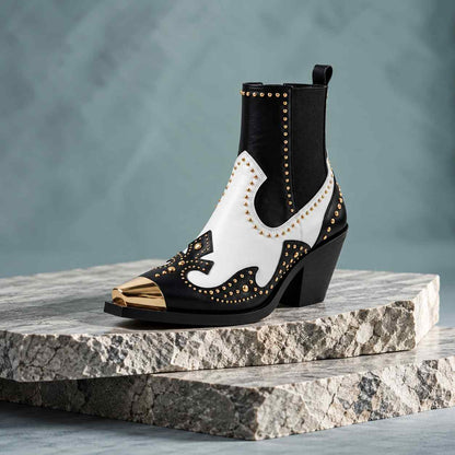 Sienna Western Ankle Boots