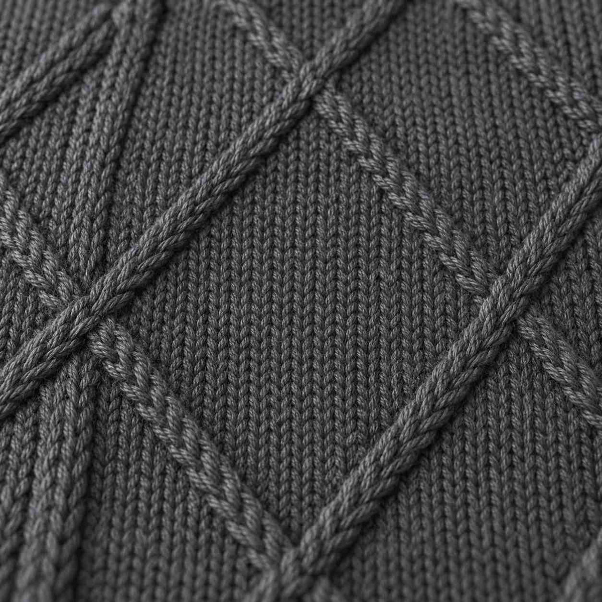 Ashford cable knit shawl collar cardigan, view 14