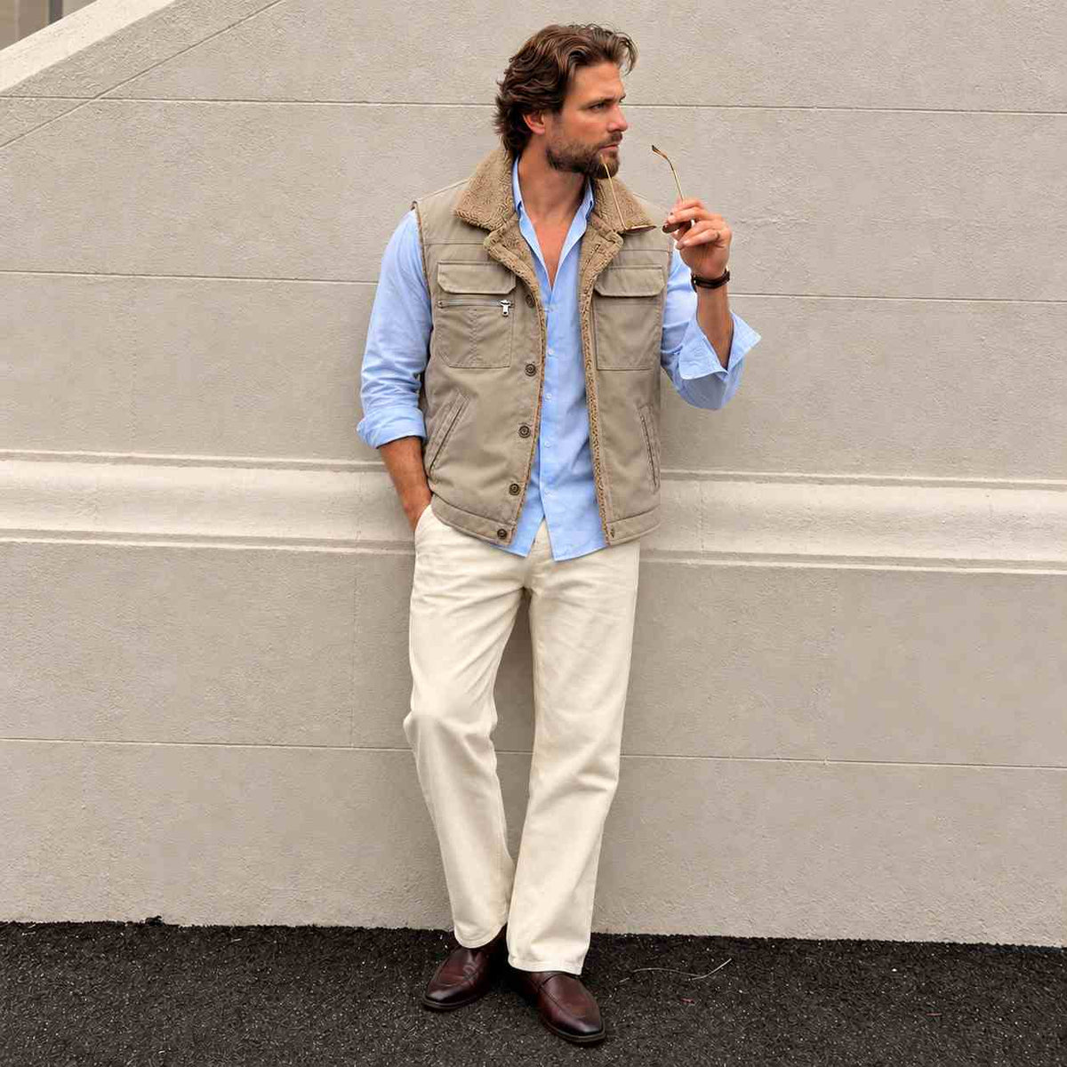 Hudson Fleece-Lined Vest