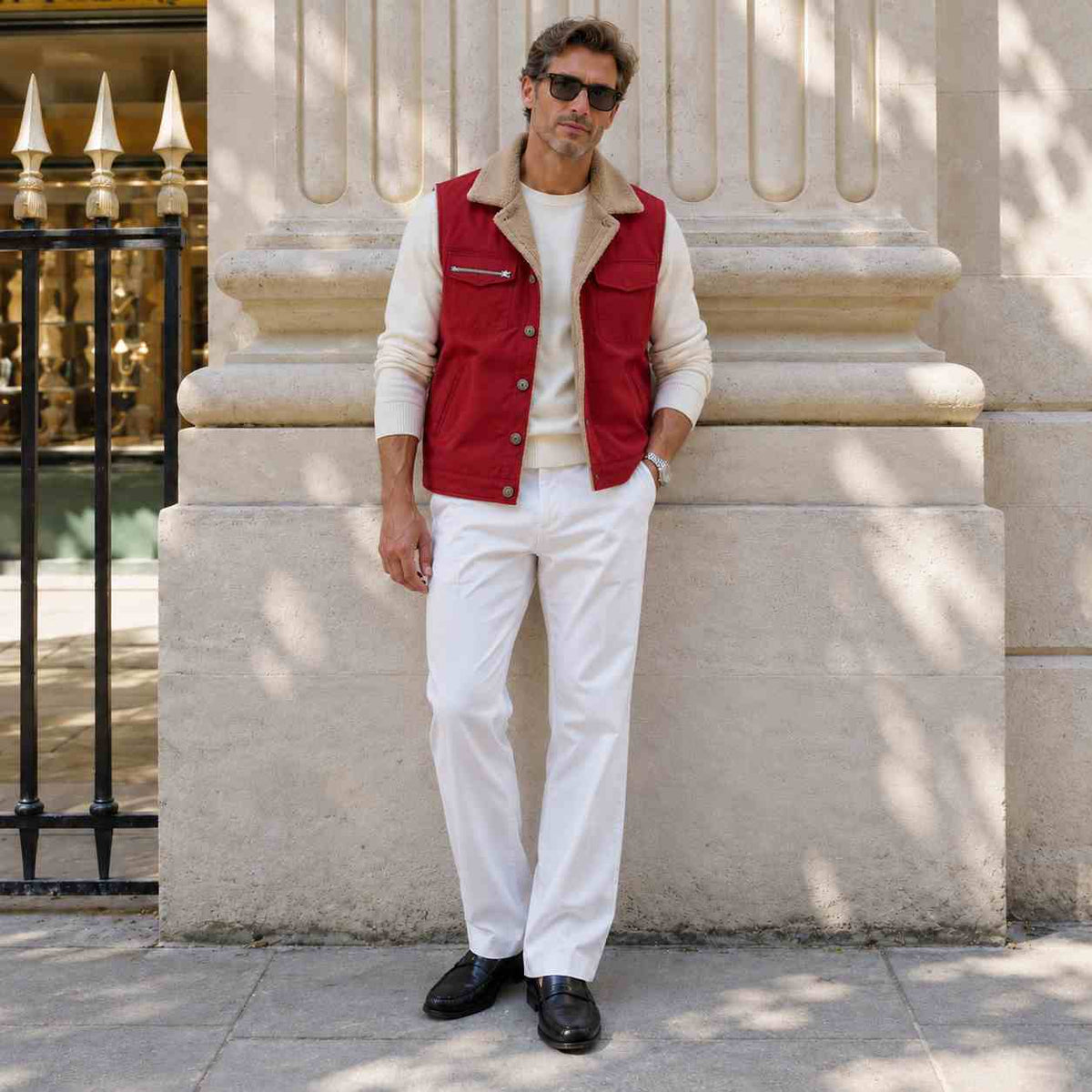 Hudson Fleece-Lined Vest