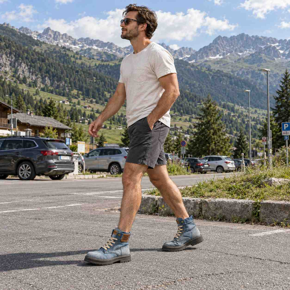 Easton Denim Boots